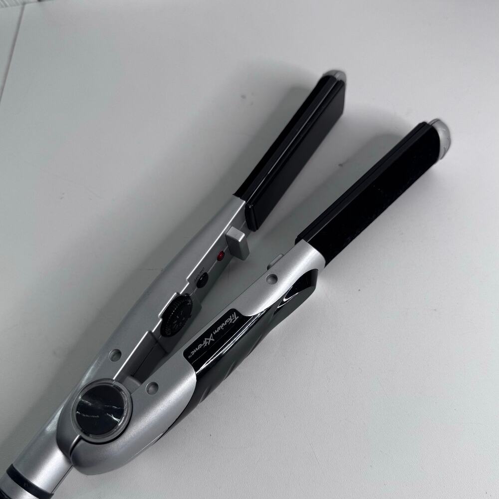 BaByliss Pro Straightener Titanium Xtreme Flat Iron BABTX3558 Adjustable Tested